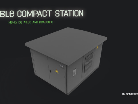 Cable compact station 3D Model