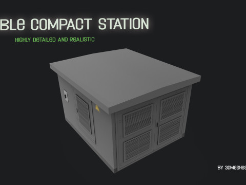 Cable compact station 3D Model