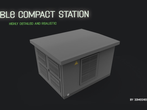 Cable compact station 3D Model