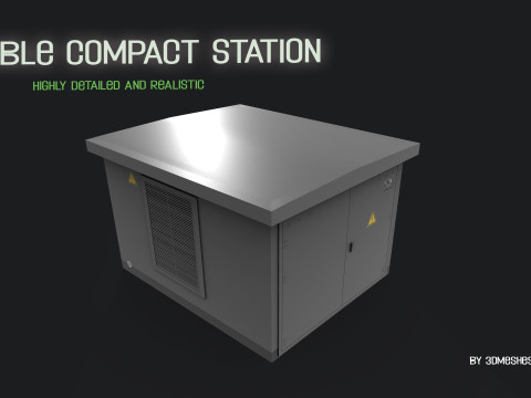 Cable compact station 3D Model
