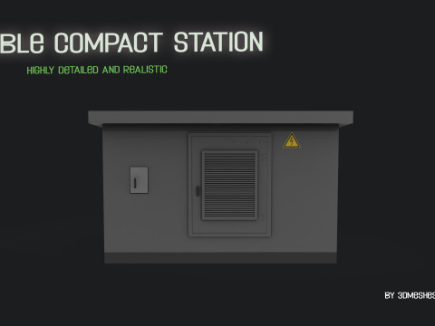 Cable compact station 3D Model