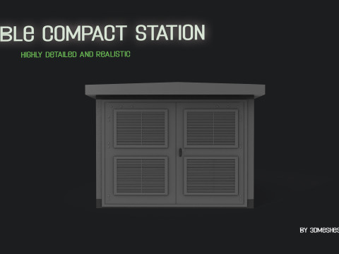 Cable compact station 3D Model