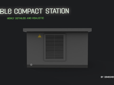 Cable compact station 3D Model