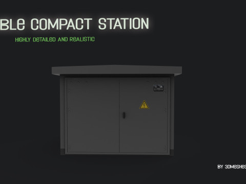 Cable compact station 3D Model