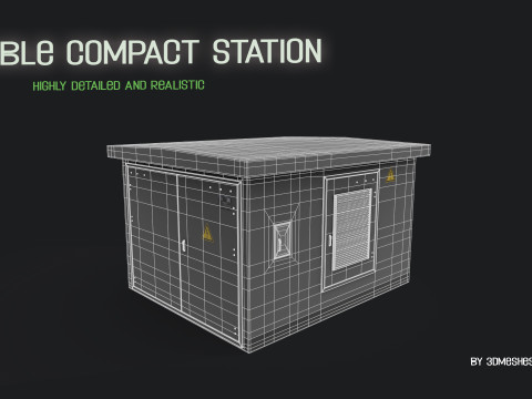 Cable compact station 3D Model
