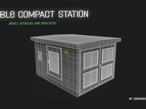 Cable compact station 3D Model