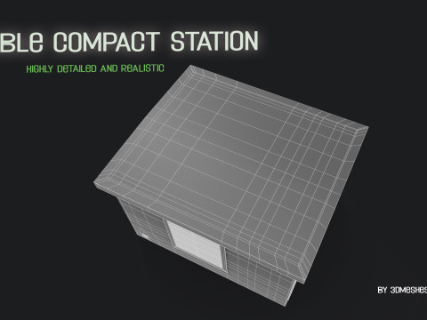 Cable compact station 3D Model