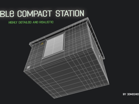 Cable compact station 3D Model