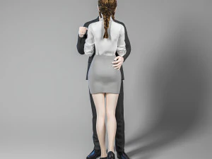 Couple in love 001 3D Model