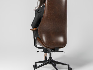 Woman Business Office Sitting Modello 3D