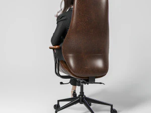 Woman Business Office Sitting 3D Model