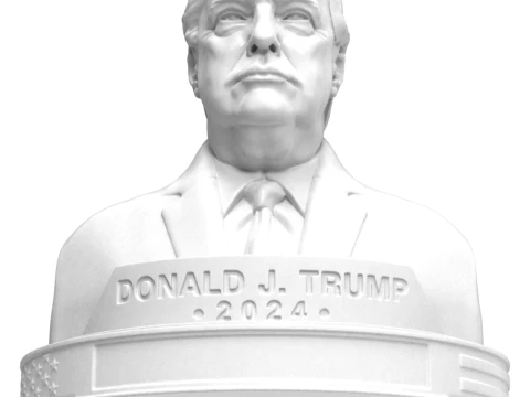 도널드 트럼프 흉상 3D 모델