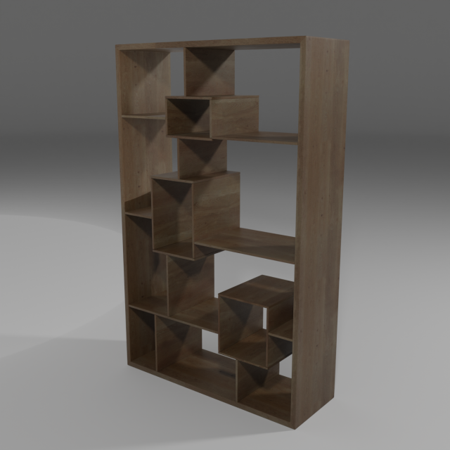 Shelf 3D Model .c4d .max .obj .3ds .fbx .stl .blend 