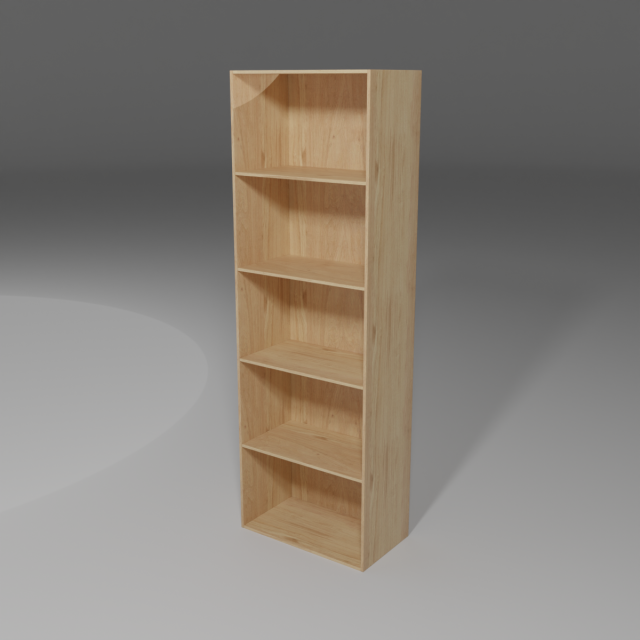 Shelf 3D Модель .c4d .max .obj .3ds .fbx .stl .blend 
