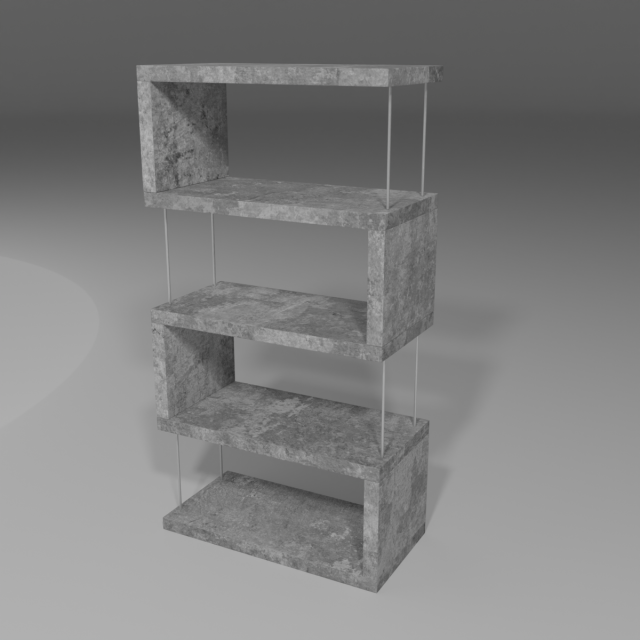 Shelf 3D Model .c4d .max .obj .3ds .fbx .stl .blend 
