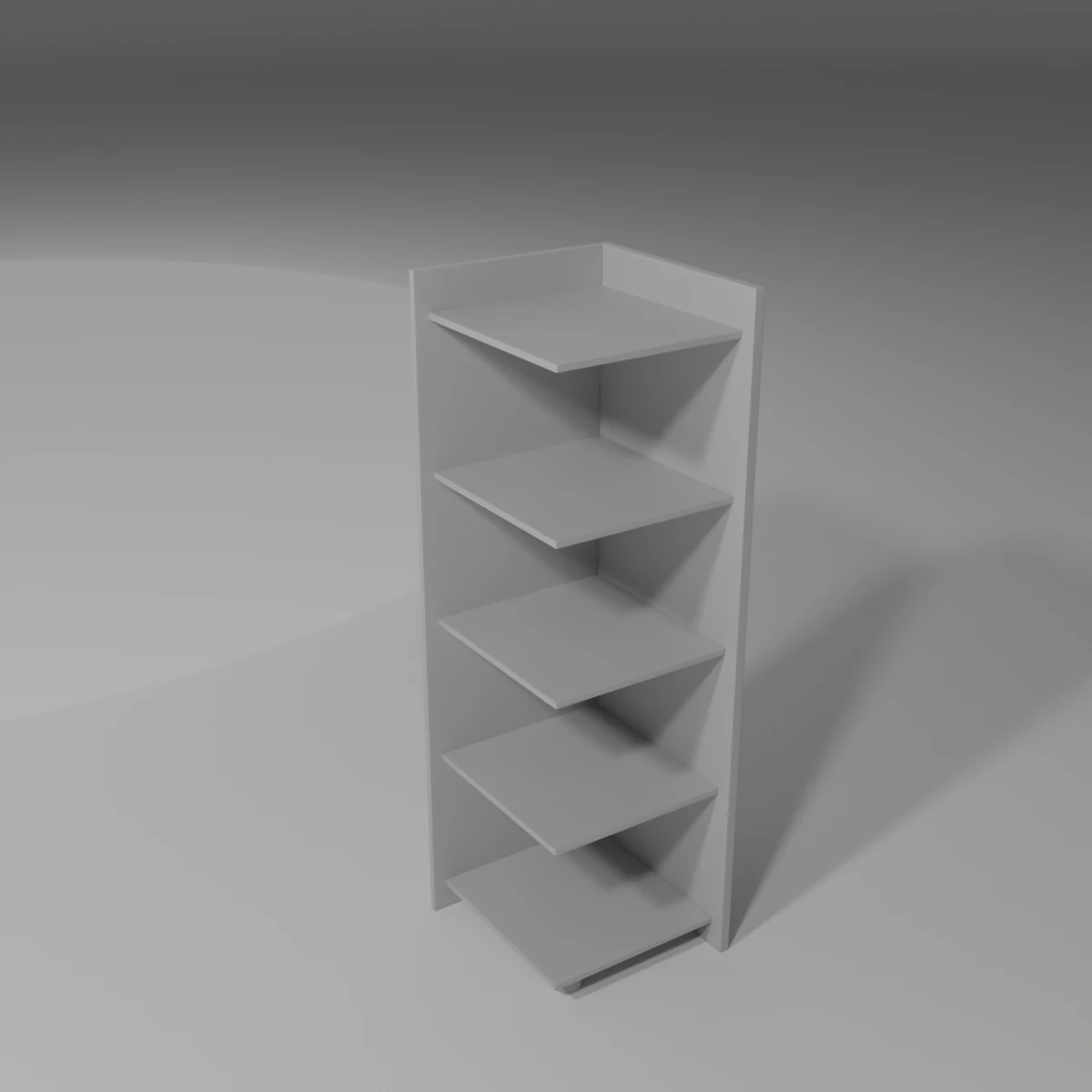 Shelf 3D Model .c4d .max .obj .3ds .fbx .stl .blend 