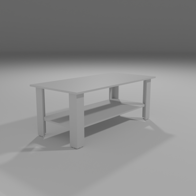 Coffee Table 3D Model .c4d .max .obj .3ds .fbx .stl .blend 