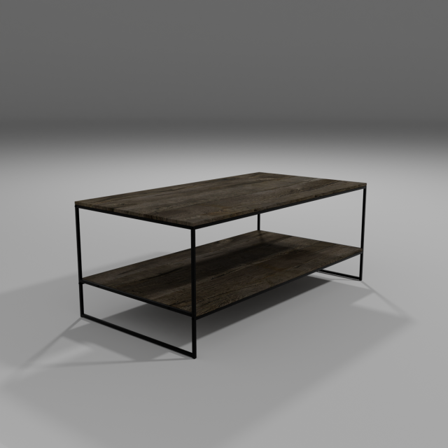 Coffee Table 3D Модель .c4d .max .obj .3ds .fbx .stl .blend 