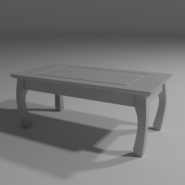 Coffee Table 3D Model .c4d .max .obj .3ds .fbx .stl .blend