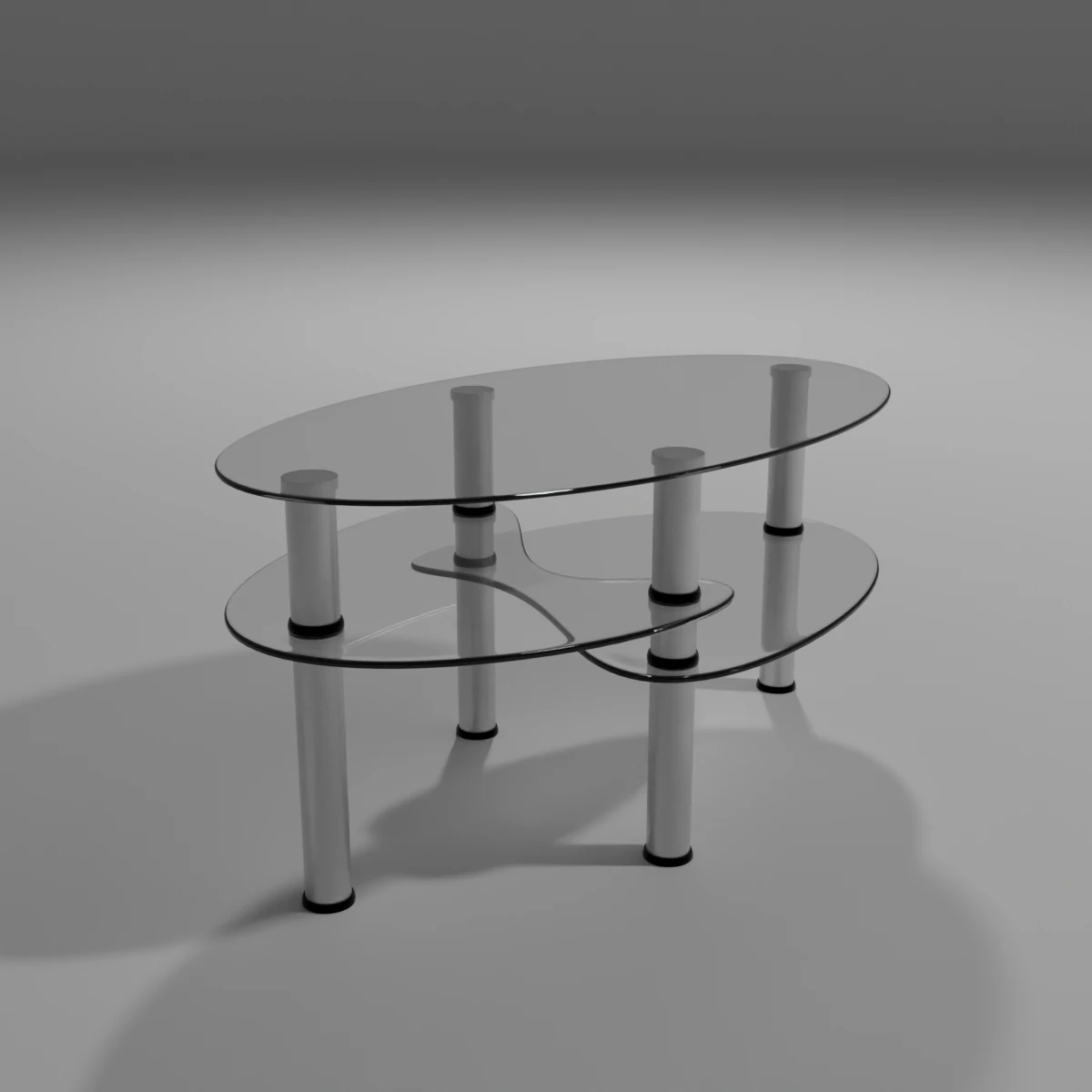 Coffee Table 3D Model .c4d .max .obj .3ds .fbx .stl .blend 