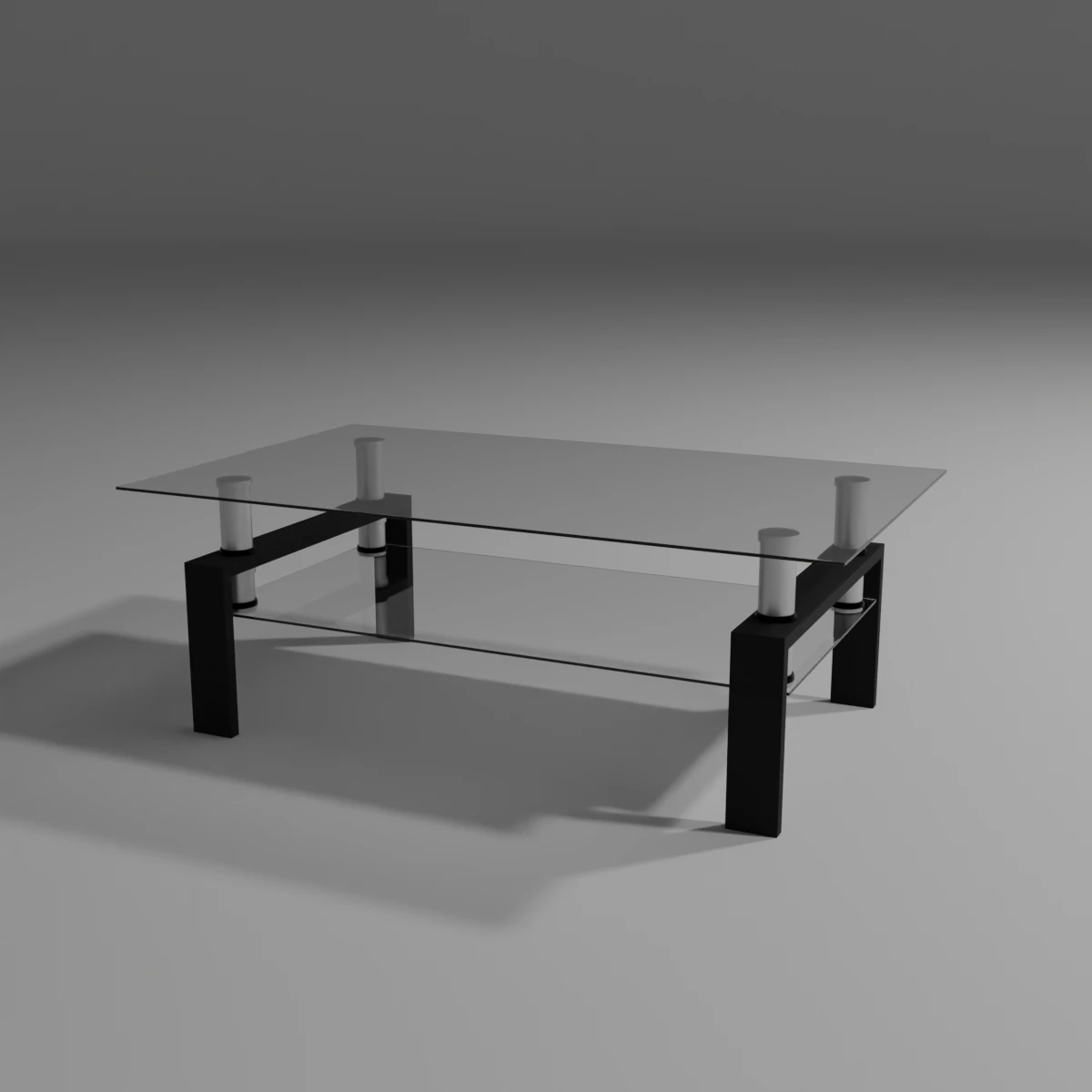Coffee Table 3D Model .c4d .max .obj .3ds .fbx .stl .blend 