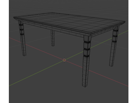 Coffee Table 3D 모델