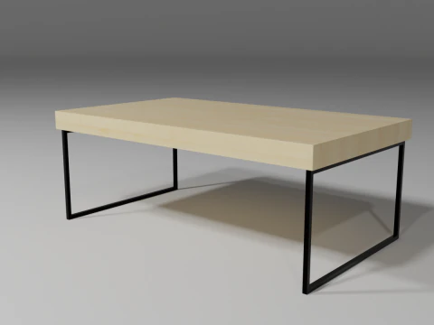 Mesa de caf&eacute; Modelo 3D
