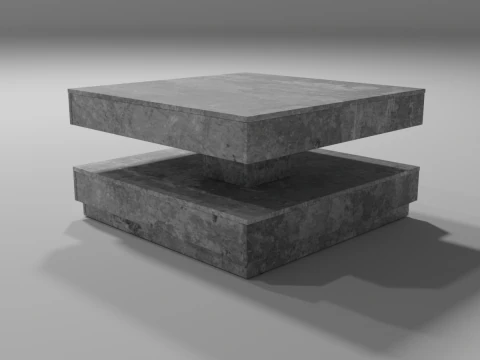 Koffietafel 3D Model