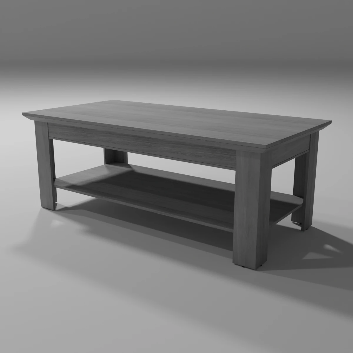 Coffee Table 3D Model .c4d .max .obj .3ds .fbx .stl .blend 