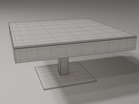 Coffee Table 3D-Modell