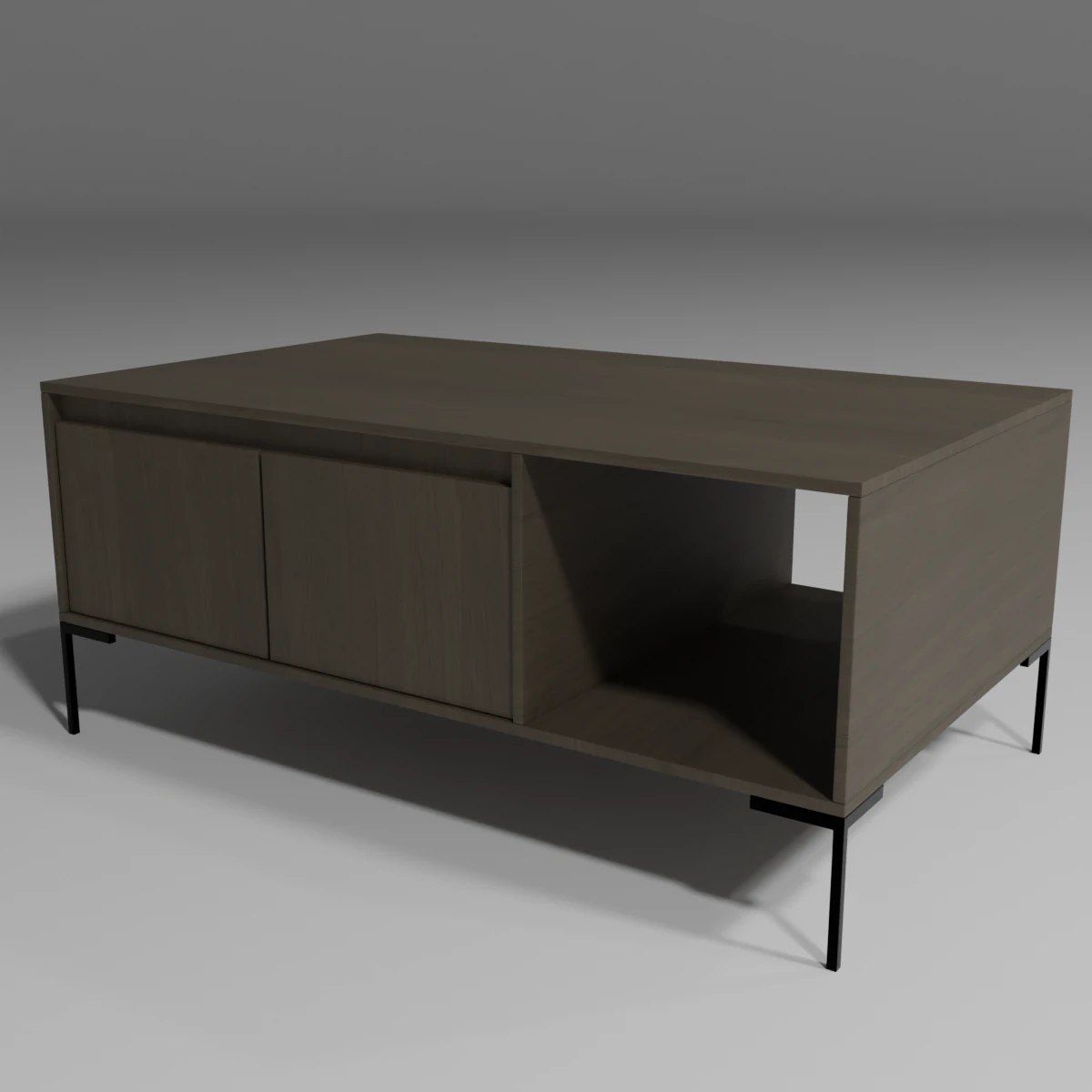 Coffee Table 3D Model .c4d .max .obj .3ds .fbx .stl .blend 