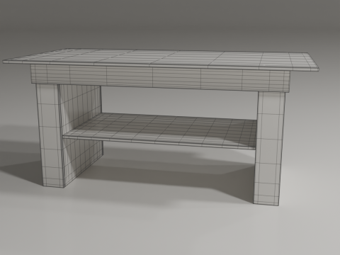 Coffee Table 3D मॉडल