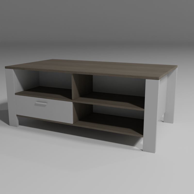 Coffee Table 3D Модель .c4d .max .obj .3ds .fbx .stl .blend 