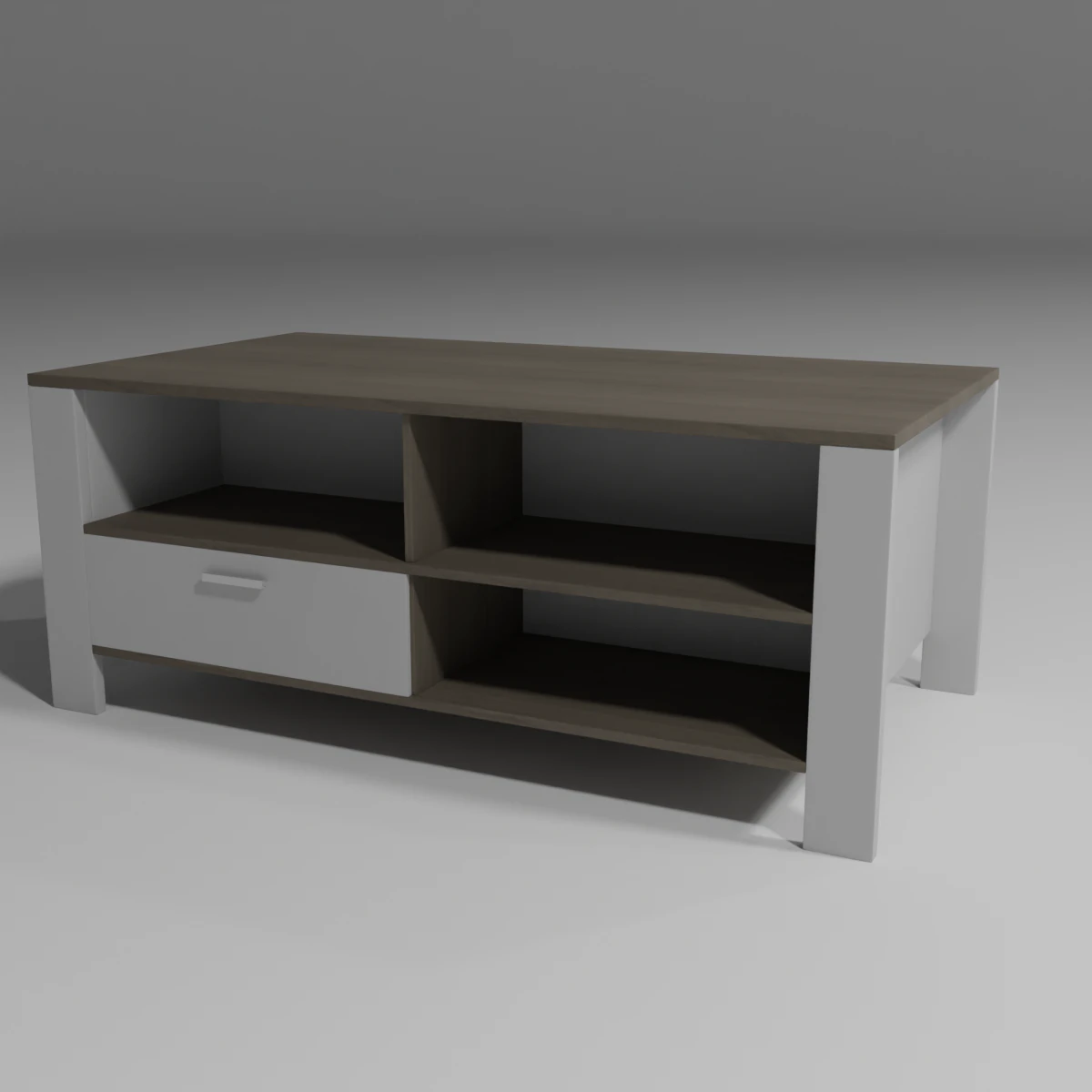 Coffee Table 3D Model .c4d .max .obj .3ds .fbx .stl .blend 