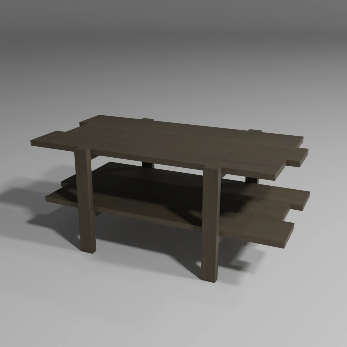 Coffee Table 3D Model .c4d .max .obj .3ds .fbx .stl .blend 