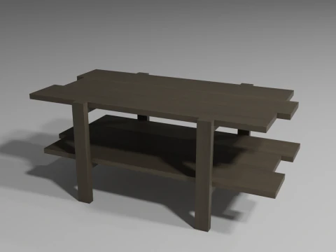 Журнальний столик 3D Модель