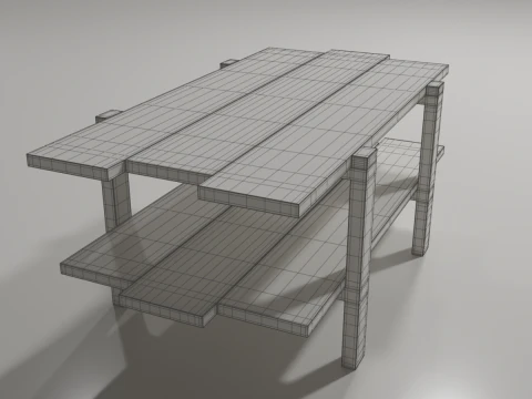 Coffee Table 3D Model