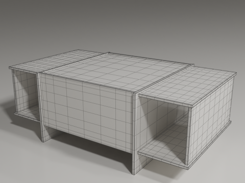 Coffee Table 3D मॉडल