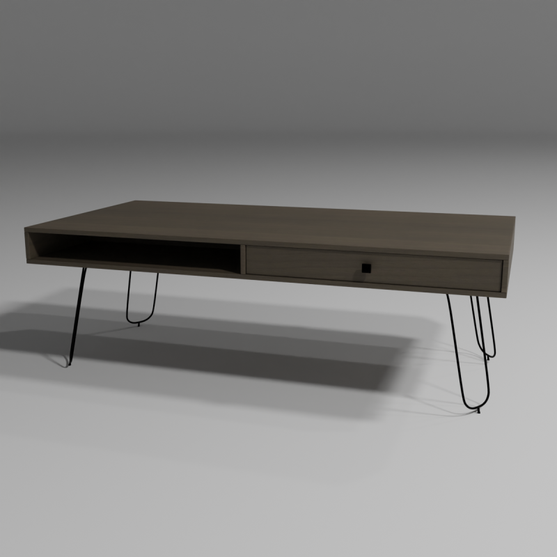 Coffee Table 3D Model .c4d .max .obj .3ds .fbx .stl .blend 