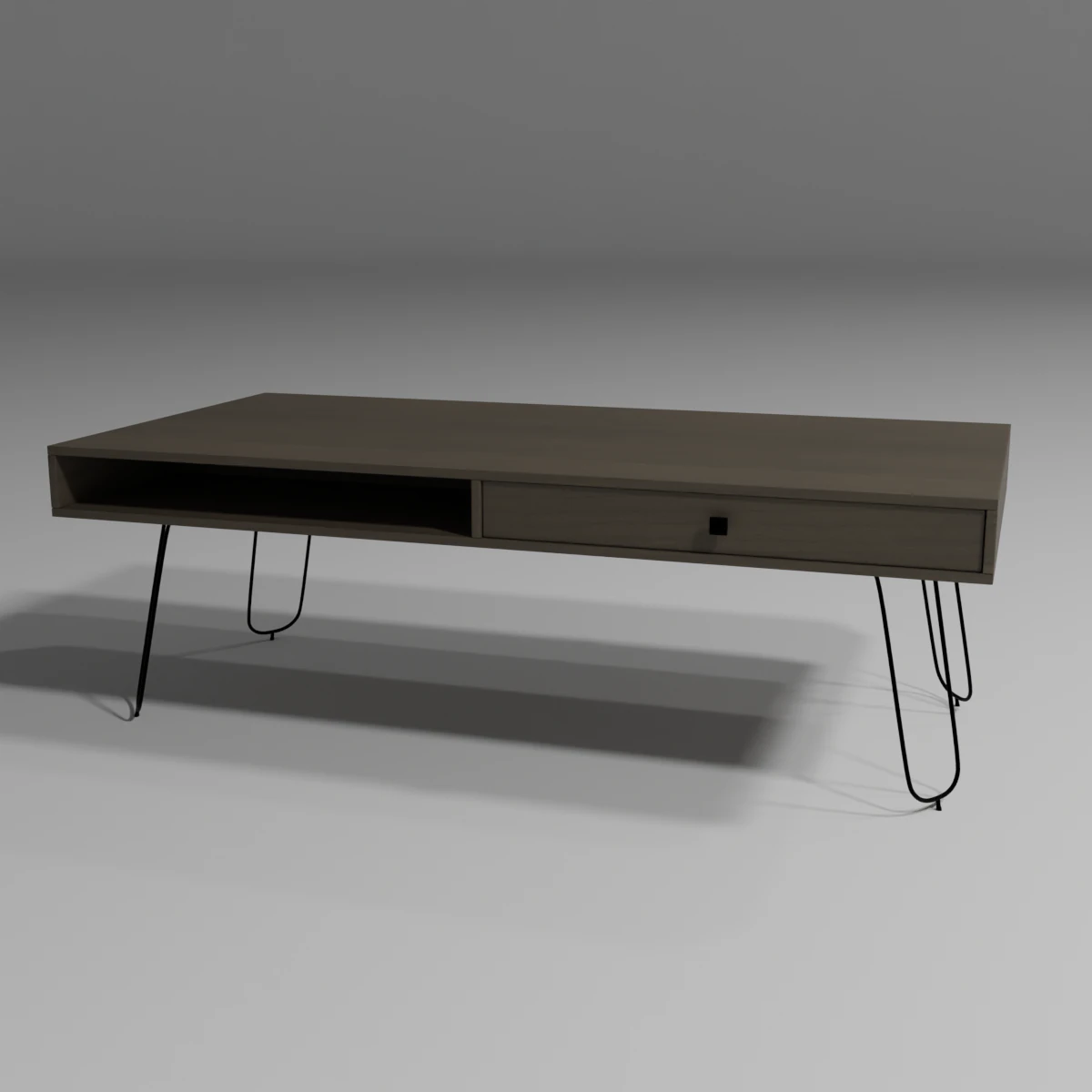 Coffee Table 3D Model .c4d .max .obj .3ds .fbx .stl .blend 