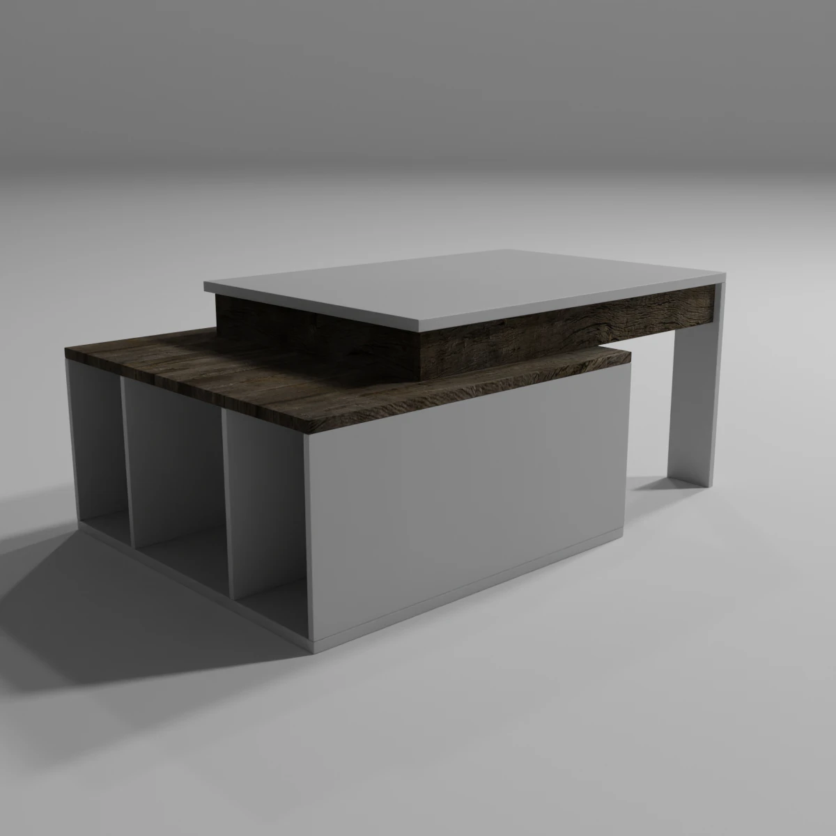 Coffee Table 3D Model .c4d .max .obj .3ds .fbx .stl .blend 