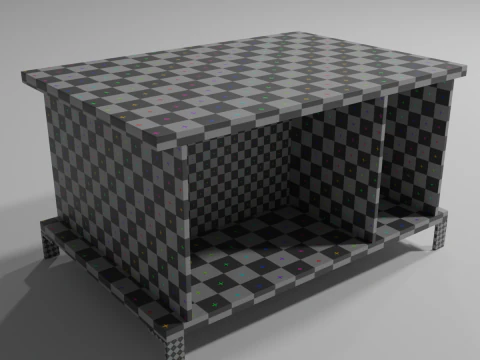 Couchtisch 3D Modell