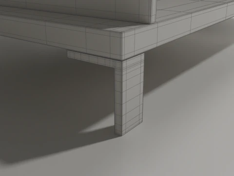 Couchtisch 3D Modell