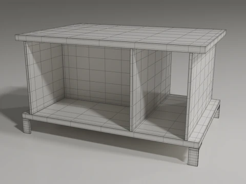 Couchtisch 3D Modell