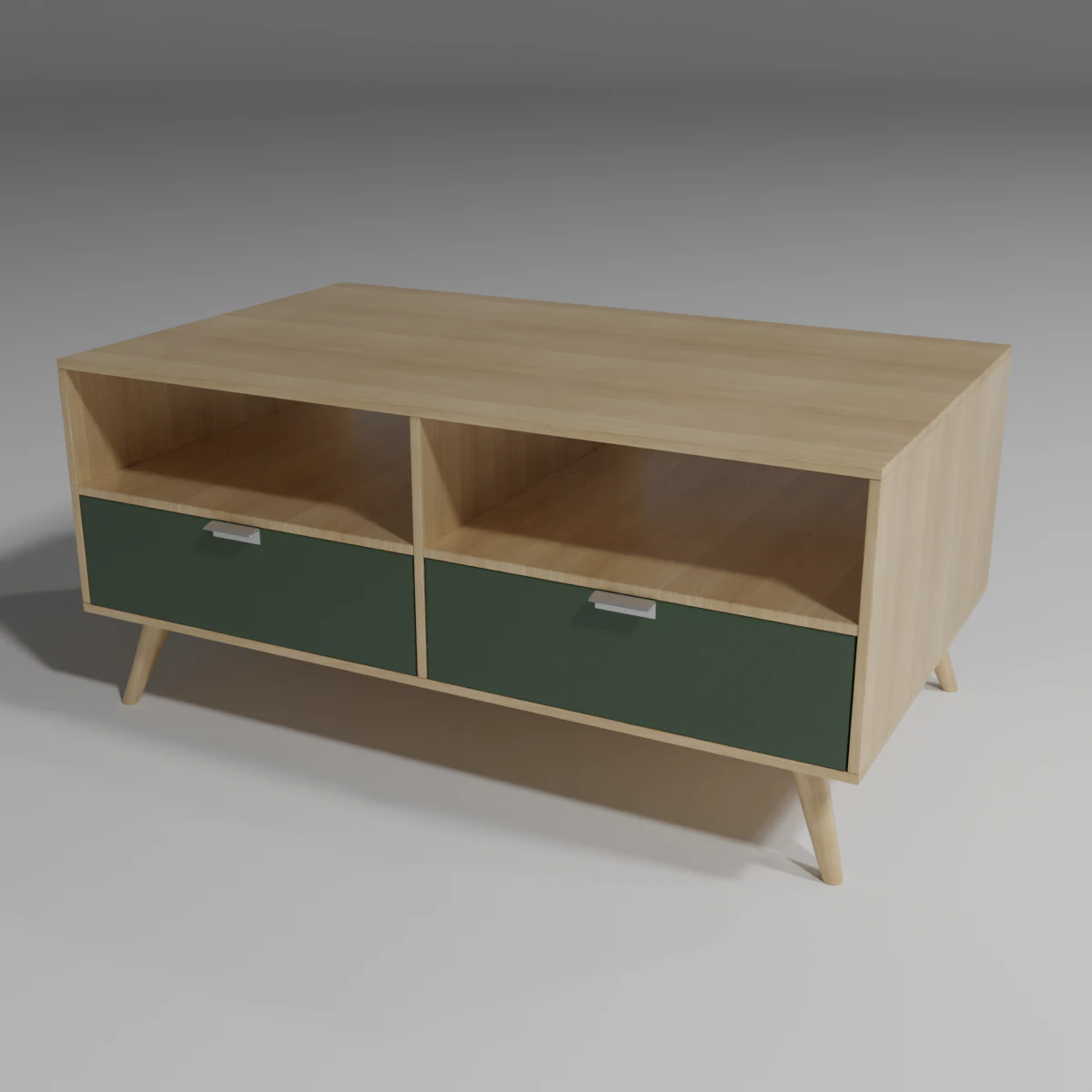 Coffee Table 3D Model .c4d .max .obj .3ds .fbx .stl .blend 