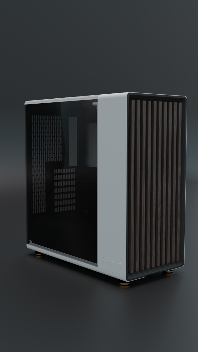 Fractal Design North Case Model 3D .c4d .max .obj .3ds .fbx .stl .blend 
