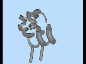 Earring Code 22 3Dプリントモデル