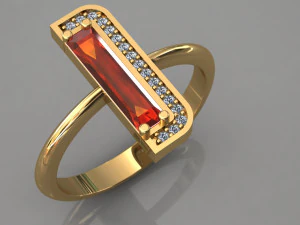 Ring Code 1035 3D Print Model