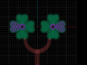 Earring Code 26 3D Print Model