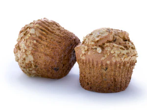 Muffin de Farelo com Passas Modelo 3D